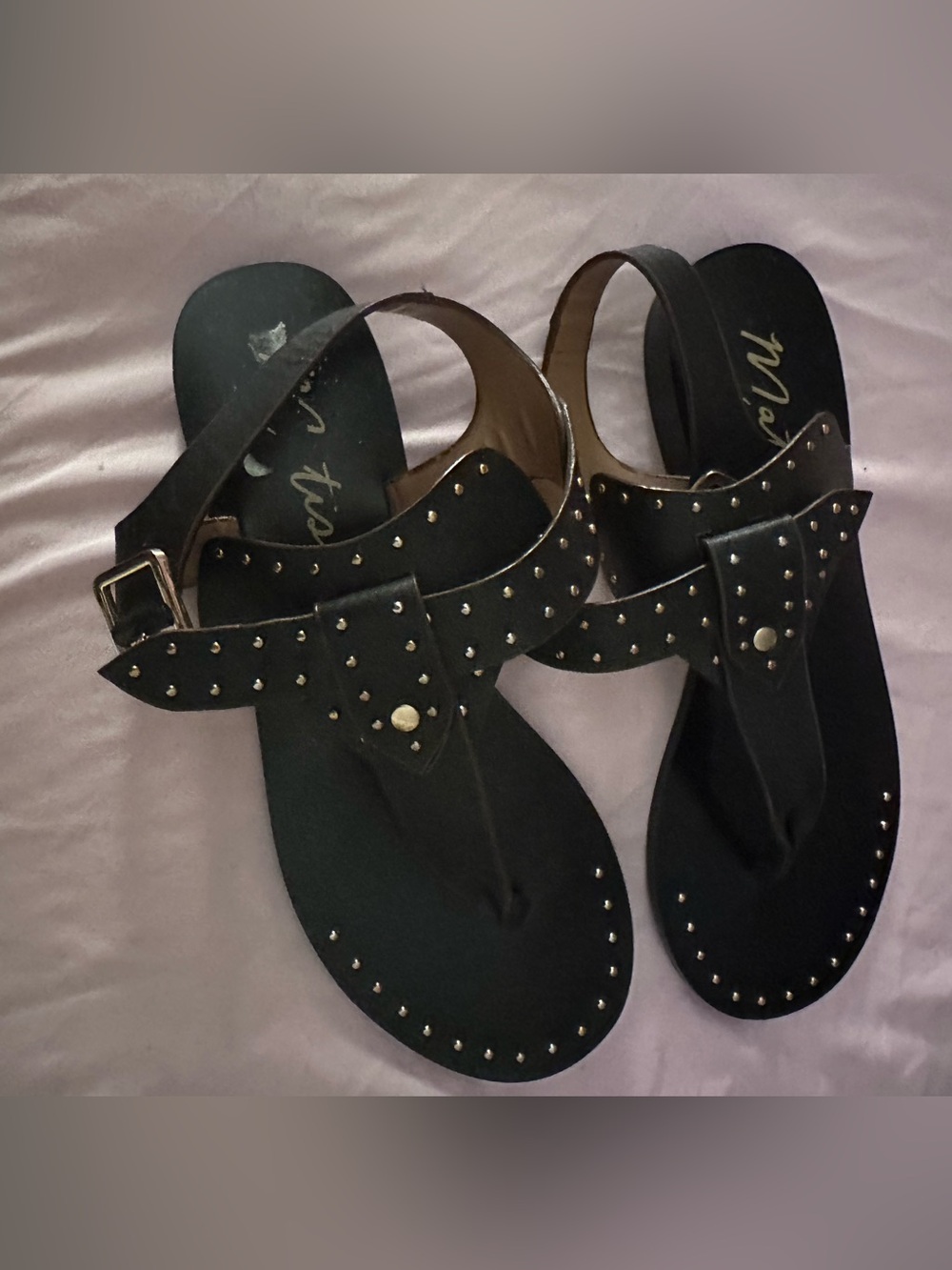 Black Studded Women's Sandals Matisse